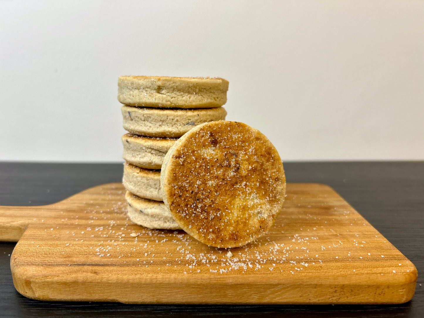 Lavender Handmade Welsh Cakes | close up stack